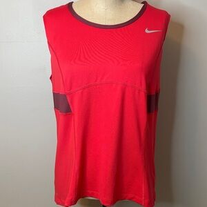 Nike Women's Bright Pink Tennis Dri-Fit Tee